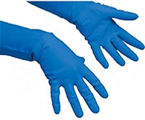 Gants de ménage Vileda la fine – Sensitive S Bleu Gants de travail latex Idéal pour l'évier