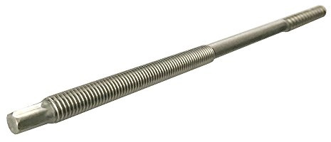 Stockschraube M10 Edelstahl A2 Länge 300 mm mit Sechskantantrieb