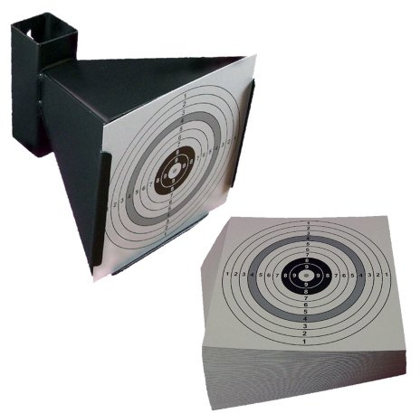 Trichterkugelfang/Kugelfang für Druckluftwaffen und Shoot-Club Zielscheiben im Format 14x14 cm