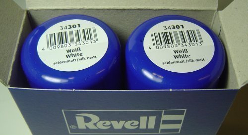 Revell 34301 Sprühlack Doppelpack (2x100ml) weiß seidenmatt