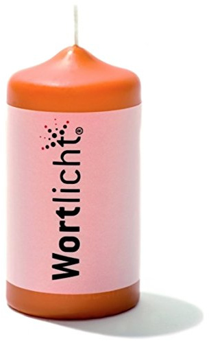 Wortlichtkerze DU BIST Nicht ALLEIN Bulla Design