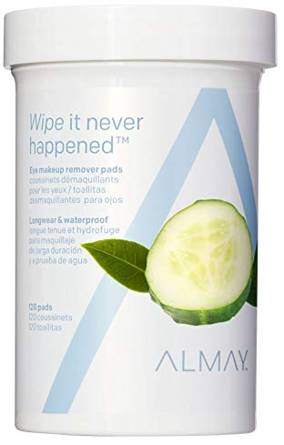 Almay Eye Makeup Remover Pads, Longwear & Waterproof 120 pads