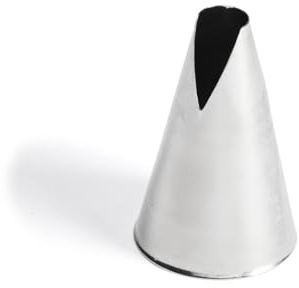 DE BUYER - Douille Saint-Honoré en INOX - Diamètre 0,9 cm - en INOX, Idéale pour Décorer, Garnir et Remplir, Soudure pour Hygiène Parfaite, s'adapte aux Poches Pâtissières | En Inox, Idéale pour Décorer, Garnir et Remplir, Sans Soudure pour Hygiène Parfaite, S'Adapte aux Poches Pâtissières