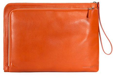 Tucano Elle Slim äkta läderväska för MacBook Pro 13 och Ultrabook, Orange