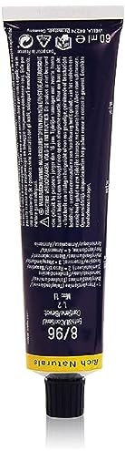 Wella Professionals Koleston 8/96 - Tinte de coloración, 60 ml, 1 unidad, color rubio claro cendré violeta