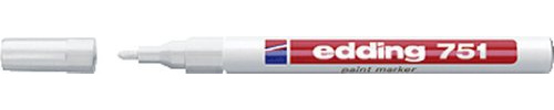 Lackmarker edding 751, ca. 1,0-2,0mm, weiß