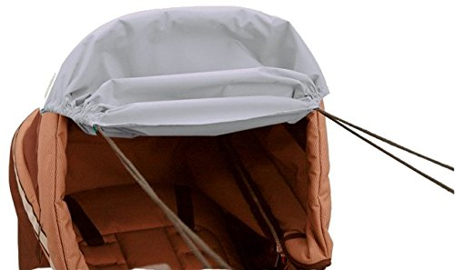 Sonnenmarkise Sonnensegel für Kinderwagen mit UV-Schutz hellgrau