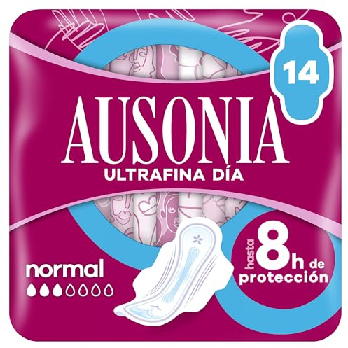 Ausonia Compresas con Alas, 14 Unidades