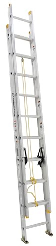 Louisville Ladder 20-foot Aluminium Extension Ladder, 250-Pound Load Capacity, Type I, AE3220