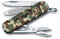 Victorinox Classic SD Swiss Army Pocket Knife, Small, Multi Tool, 7 Functions, Scissors, Nail File, Camouflage