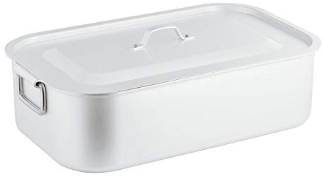 Brasiera Con Coperchio Cm 50x30 Serie 6100 Alluminio