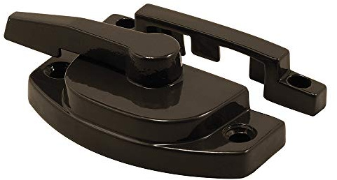 Prime-Line Sash Lock F 2763 2-1/16 In., Diecast Bronze Baked-On Enamel Double Hung Window Lock (Single Pack)