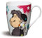 NICI 37089 - Tasse Jolly Leroy und Ratte Porzellan, Durchmesser 8.5 x 10 cm, weiß
