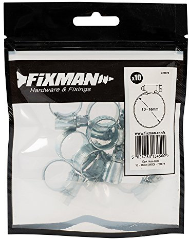 Fixman 721879 Hose Clips 10pk 10-16 mm (MOO)