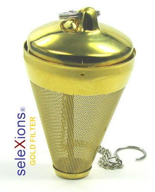 Teefilter SeleXions Tee-Ei Gold mit Kette