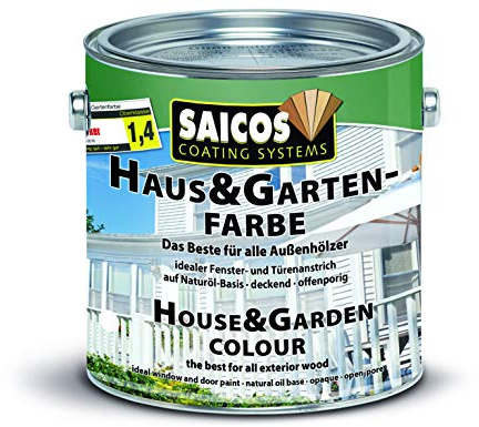Saicos 2301 700 Haus und Gartenfarbe schwedenrot 10 l