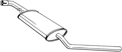 BOSAL Mittelschalldämpfer 281-463