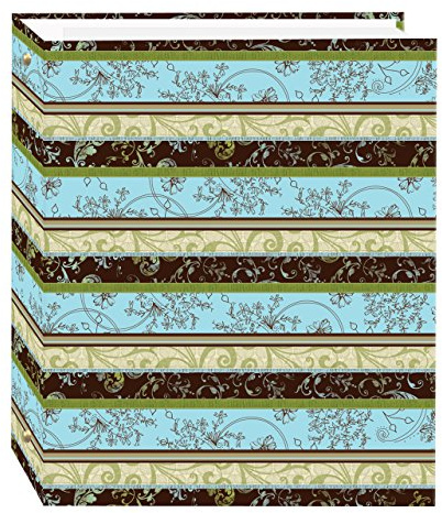 Magnetic Self-Stick 3-Ring Photo Album 100 Pages (50 Sheets), Lots of Pattern Design