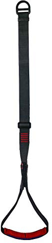 NewDoar Climbing Foot Ascender Loop Adjustable Climbing Ascender Strap Foot Loop Ascender for Rock Climbing Rapel Rescue Tree Arborist Protection Device-Black