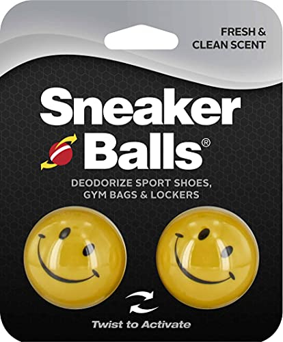 Sof Sole SofSole SneakerBalls HappyFace Shoe Deo Deodorant, Giallo (Yellow), Taglia Unica