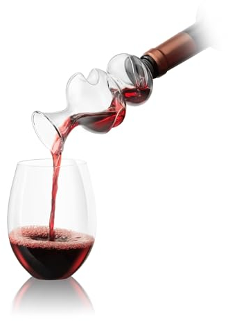 Final Touch Conundrum Wine Aerator for Wine Bottles (WA80)
