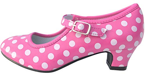La Senorita Spanska Flamenco skor, ROSA, 34 EU