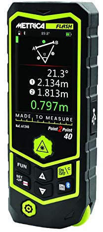 Télémètre Laser 40 m Flash POINT2POINT 40 61240 Metrica