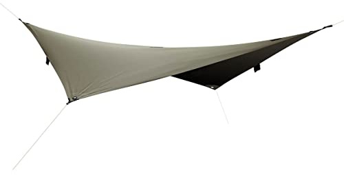 Tatonka Tarp, Wasserdichtes Tarp aus Baumwollmischgewebe mit hervorragender UV-Stabilität, Ösen und Abpsannschlaufen - Schützt vor Sonne, Wind und Regen