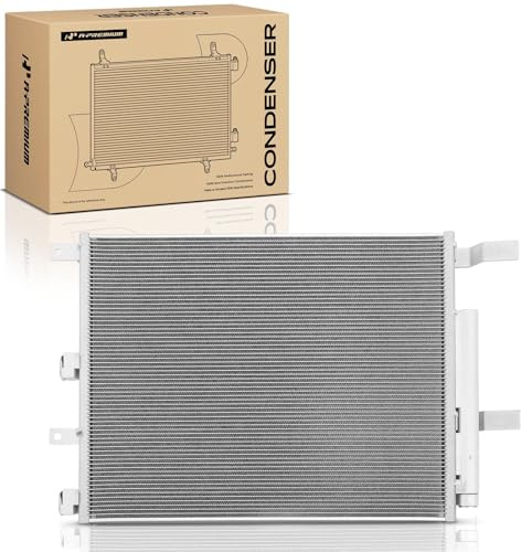 A-Premium Air Conditioning Condenser Compatible with Ram | for Ram 2500 3500 2013-2018 L6 6.7L AC Condenser, Replace# 52014736AA, Parallel Flow Aluminum Core, Stable Cooling & OE Fit