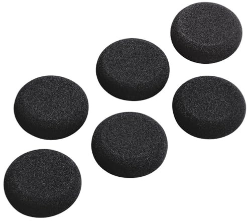 Hama Schaumstoff-Ersatzohrpolster 45 mm, 6 Stück, schwarz