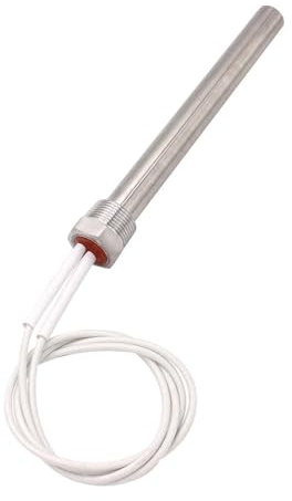 240V Cartridge Heater SUS304 Immersion Heating Element 3/4 Thread Tubular Heating Rod 500w/1250w/1500w/2kw/Water Tank Part (Size : 1500W 19x180mm, Color : 240V)