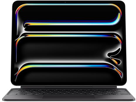 Apple iPad Magic Keyboard – tangentbord och fodral till iPad Pro 13 tum (M4), bekvämt att skriva på, inbyggd styrplatta, rad med funktionstangenter, engelskt (int.) – svart ​​​​​​​