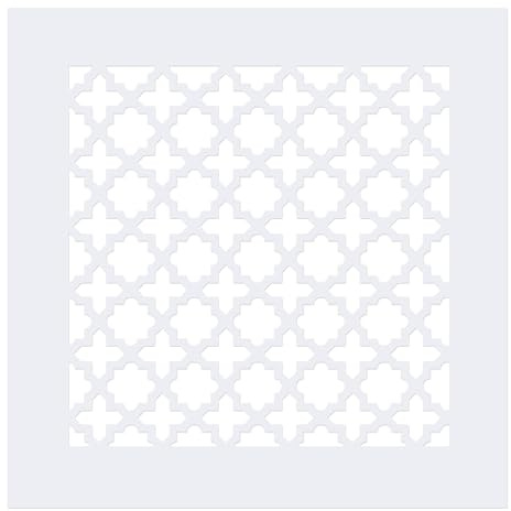 PATIKIL Cubierta de Rejilla de Ventilación para Abertura de Conducto de 9.5x9.5 Vidrio Acrílico (PMMA) Cubierta Decorativa de Agujero de Pared y Techo para Hogar Ventilación