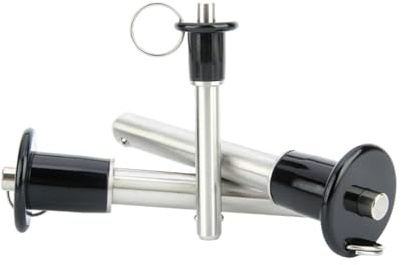 1 pezzo Perno di bloccaggio con testa a sfera da 10mm di diametro, lunghezza di serraggio 25mm, perno a sgancio rapido autobloccante in acciaio inossidabile per array di linee audio