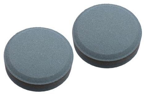 UKCOCO 2piezas Piedras De Afilar Redondas Dobles Para Cocina y Hogar Piedra De Afilar Portátil Para Exteriores