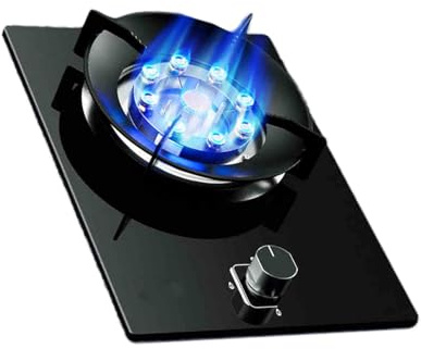 Gas Cooktop Stove,1 Burners Gas Hob,5.2KW Rated Power,Automatic Ignition Dials,for Student Accommodation Caravan Offices(NG)