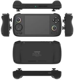 RG406H Android 13 Handheld Game Console, 5.48 Inch IPS HD Display 8GB RAM + 128GB Storage, Hall Joystick, RGB Lighting, Supports Wireless Screen Casting