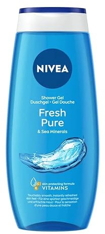 6er Pack - Nivea Duschgel Women/Men Fresh Pure - 250 ml