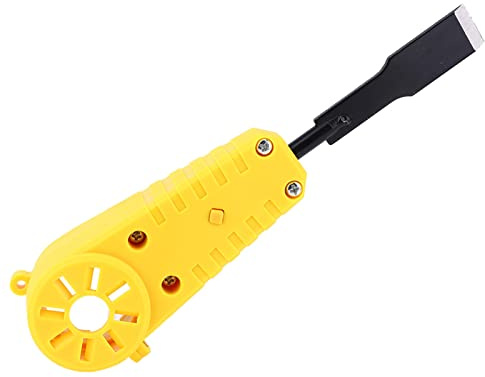 Aolidsive Scalpello Elettrico per la Lavorazione del Legno per Smerigliatrice Angolare, Set in Acciaio con Deflettore Mobile, Ideale per Intagliare, Lucidare e Tagliare, Attrezzature per la