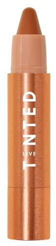 Live Tinted Huestick Multistick: Eye, Lip, & Cheek All In One Makeup stick with Hyaluronic Acid, Squalane, Twistable Crayon Design, Vegan Formula, Made for a Creamy Blendable Feel, Grounded 3g / 0.1oz
