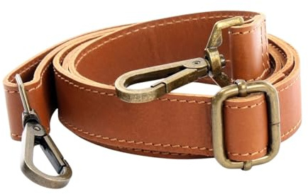 LECONI Trageriemen Schulterriemen längenverstellbarer Trage-Gurt für Damentaschen und Herrentaschen Leder 150cm 2,5x150cm LEC-R7