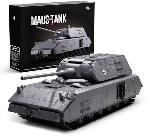 Nifeliz Set di costruzioni di carro armato Maus, militare modello da collezione dell'esercito da costruire per adulti, Regalo per Uomo e Donna (2272 pezzi, NF10289)
