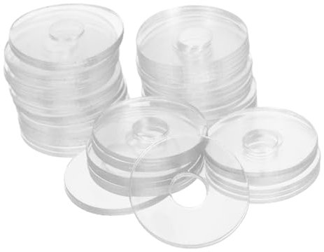 Cabilock Lot De 50 Petites Rondelles Plates De Rechange Pour Joint D'étanchéité En Vinyle Pour Poignée De Porte De