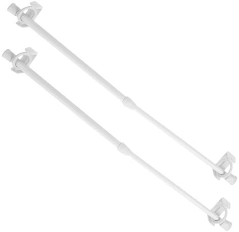 ABOOFAN 2pièces Tringles à Serviettes Réglables Sans Perçage Pour Salle De Bain Support Économiseur Espace