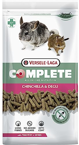 VERSELE-LAGA - Complete Chinchilla & Degu - Pienso extrusionado Todo en uno para Chinchillas y degús - 1,75kg
