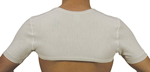 MANIFATTURA BERNINA Elan 5007 (Taglia 3) - Coprispalle Termico in Lana Merino 100% Made in Italy