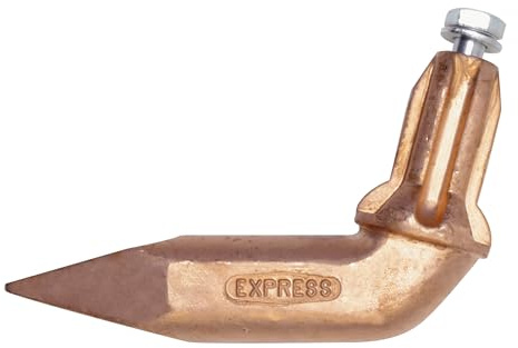 Lötkolben Set - Lötlampe mit Piezozündung - Dachrinnen Lötset - Schweißbrenner - Lötzubehör - Diamantförmige Kupferspitze für Express-Lötkolben - Geiwcht: 233g - EXPRESS
