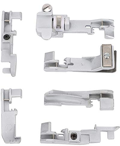 Cikonielf 6PCS Overlock Machine Presser Feet Set Nähen Presser Foot Set Singer 14U 14CG754 Nähmaschinenbefestigung aus Eisenmaterial