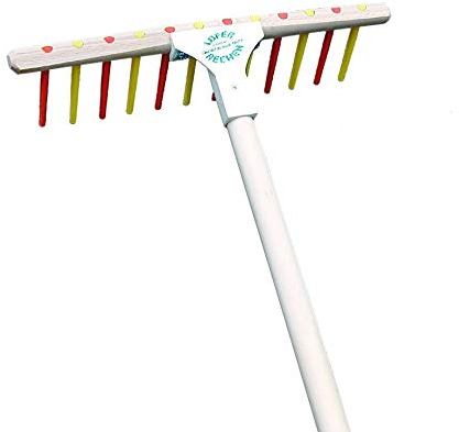GARDEN TOOL BROTHERS Lofer Kinderrechen 42 cm breit mit 12 bunten Nylonzinken