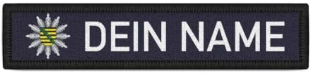 Namens-Patch Polizei Sachsen Namen Uniform Bundespolizei Beamter Abzeichen#37336